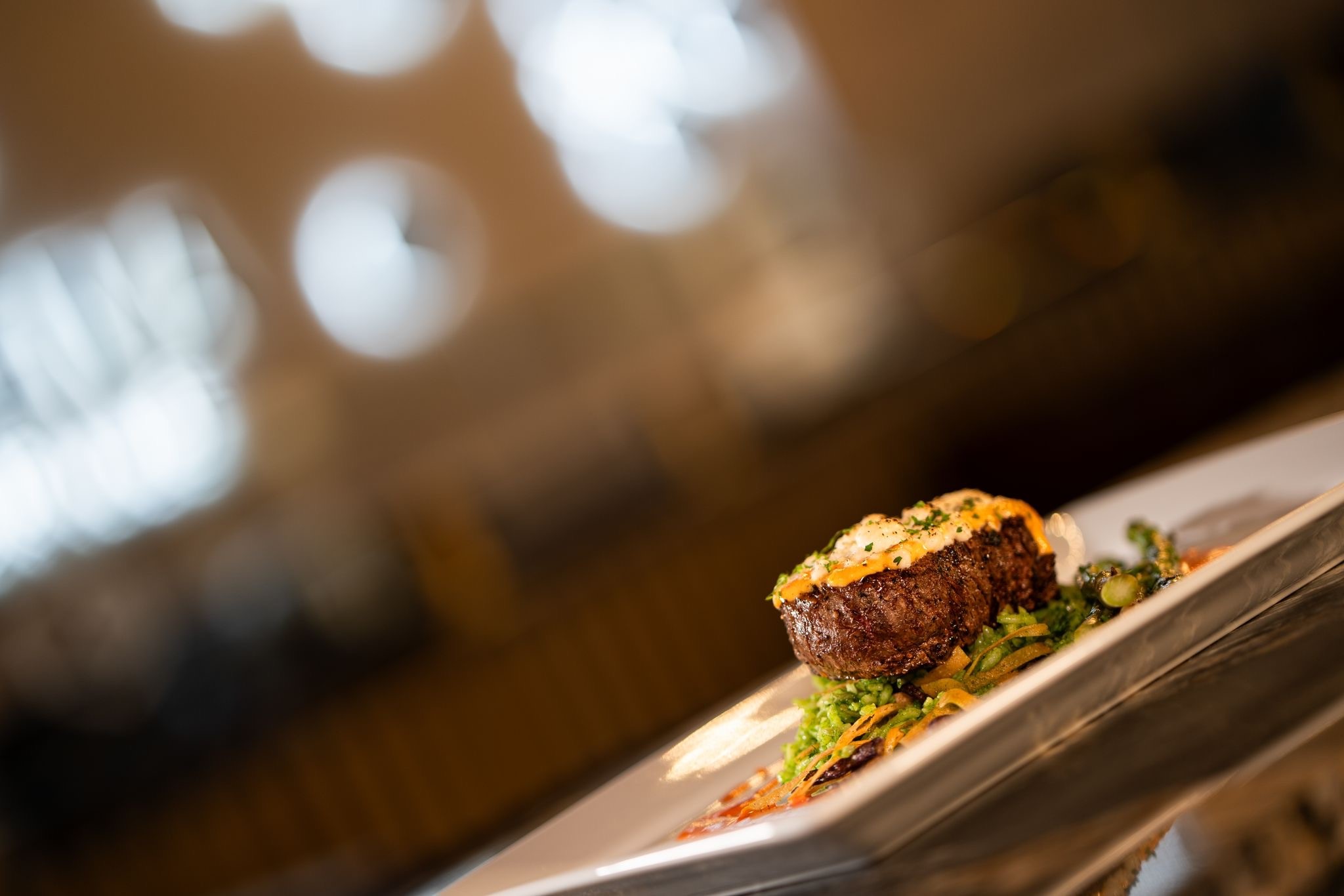 Prime steak with seasonal sides at Colmena